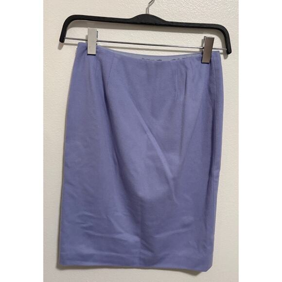Ann Taylor Loft Periwinkle Purple Virgin Wool Blend Size 4 - Picture 2 of 8